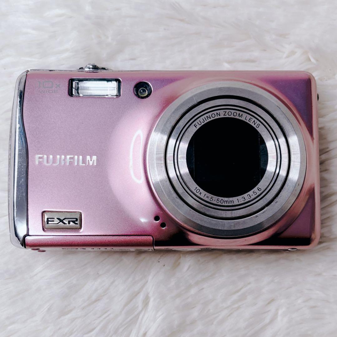 オールドコンデジ FUJIFILM FinePix F70EXRピンク デジカメ