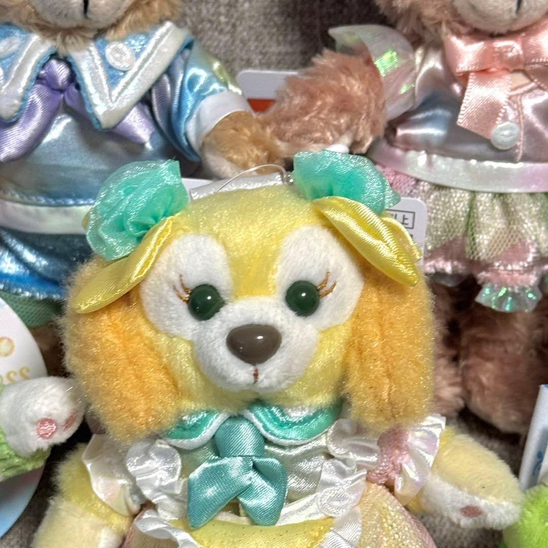 バラ売り不可！東京ディズニーシー　カラフルハピネス　ぬいぐるみバッジ　7体セット