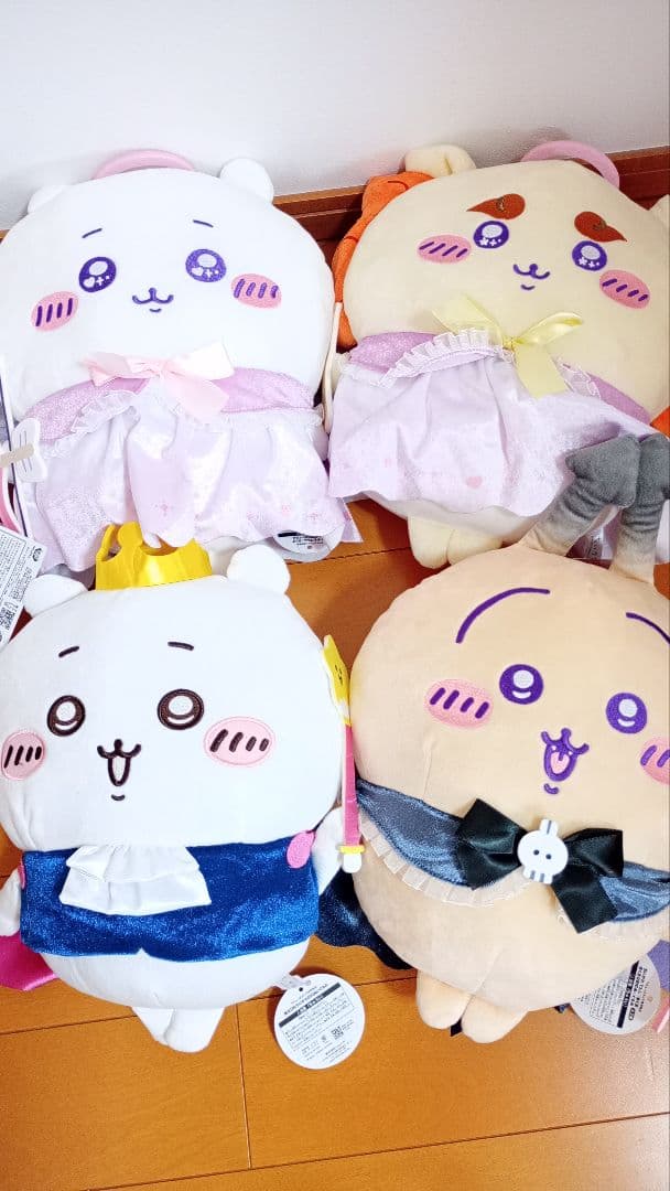 ちいかわぬいぐるみリュック♥てんしあくまBIGシーサーうさぎ♥ループタオルセット