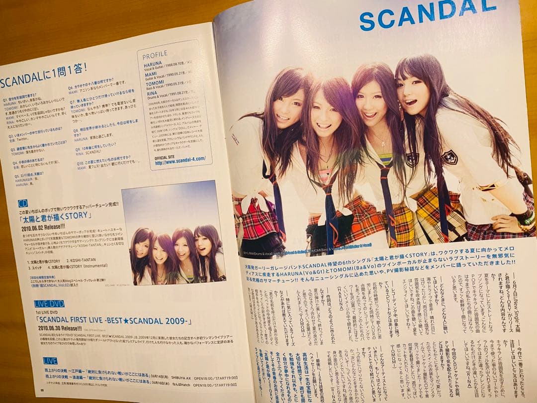 SCANDAL直筆サイン入りポラ - メルカリ