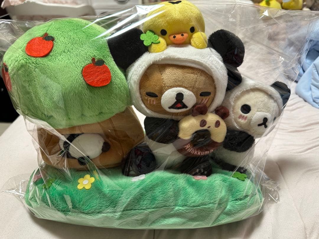 リラックマ コリラックマ キイロイトリ パンダ でリラックスぬいぐるみ