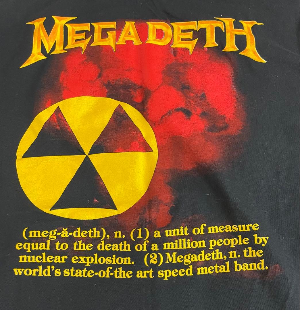 お値下げします！MEGADETH メガデス Tシャツ 1988年 来日時購入 - メルカリ