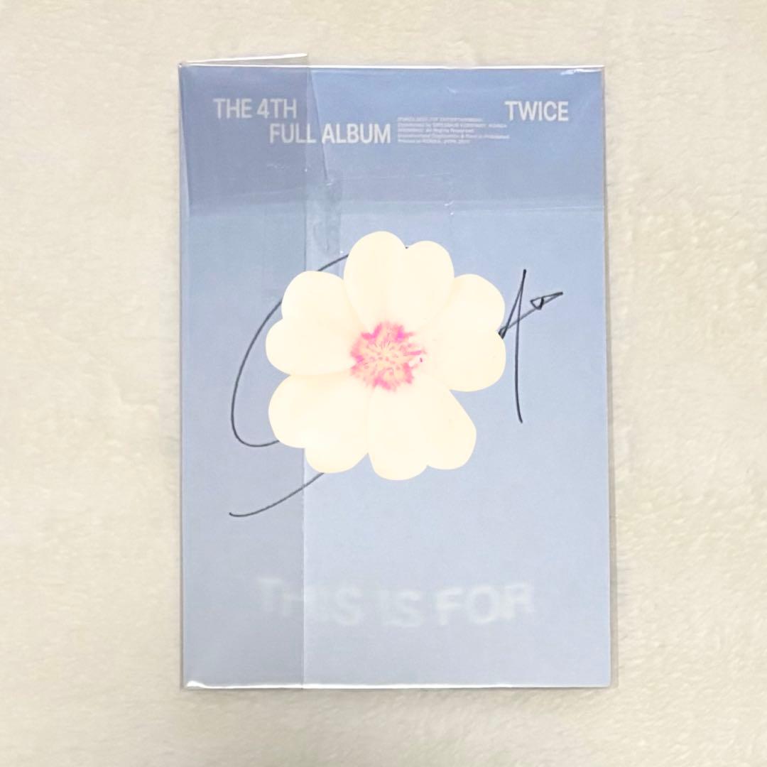 TWICE THIS IS FOR アメリカ盤 直筆サイン ミナ