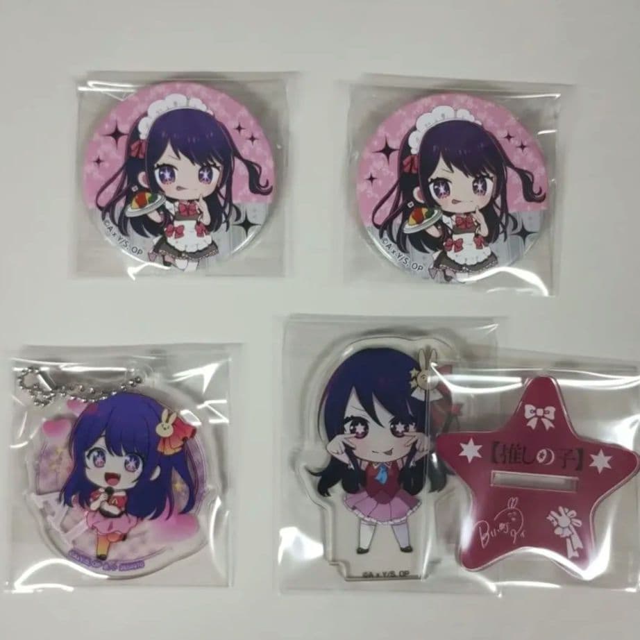 推しの子 星野アイ スイパラ 缶バッジ アクリルスタンド - メルカリ