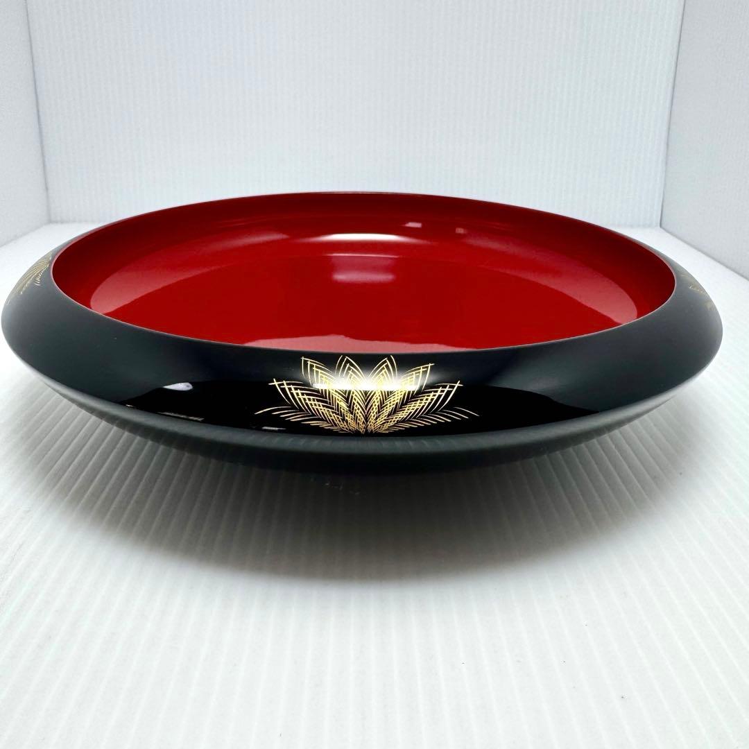 未使用 越前塗 沈金 漆皿 菓子器 喰籠 和食器 高級 伝統工芸 陶芸