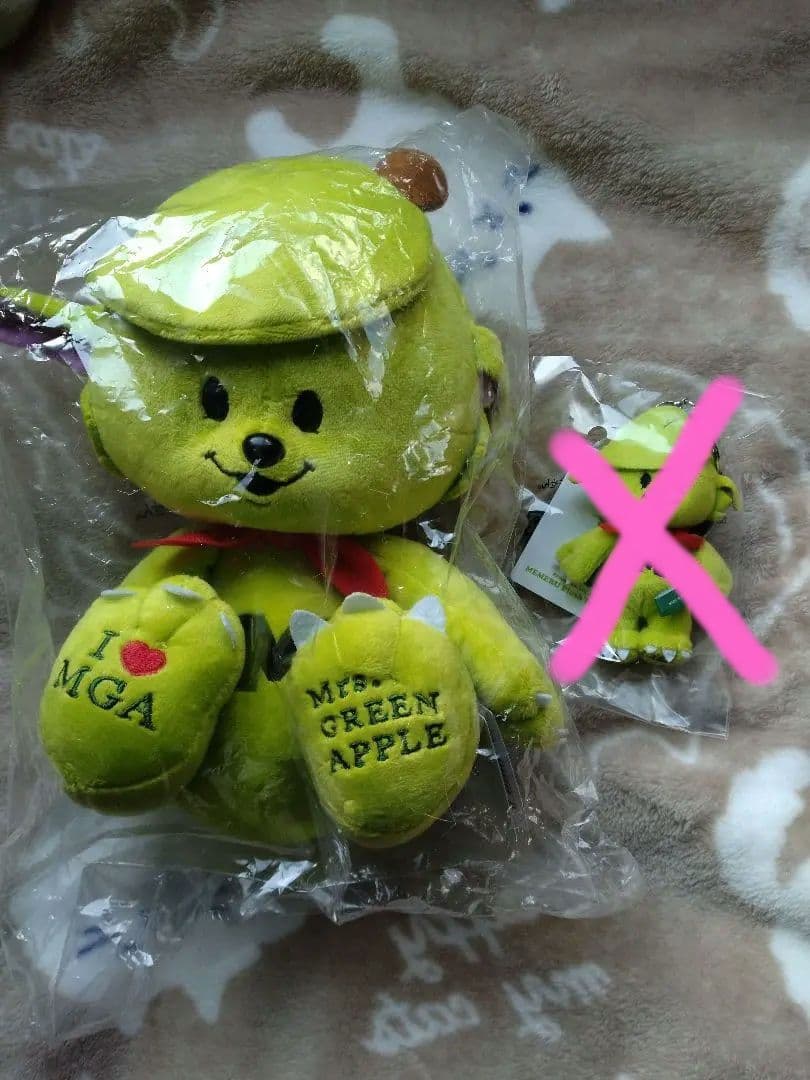 ミセスグリーンアップルのFC限定ぬいぐるみ