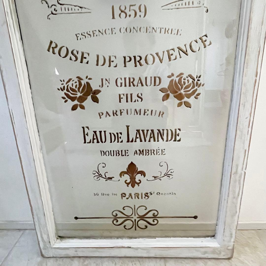 フランス アンティーク 香水メーカー ショップウィンドウ ガラス窓 窓