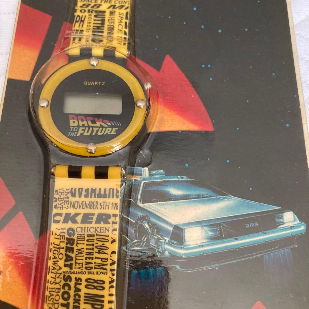未使用品　バック・トゥ・ザ・フューチャー デジタルウォッチ バック・トゥ・ザ・フューチャーとコラボした腕時計が直輸入 （取材中