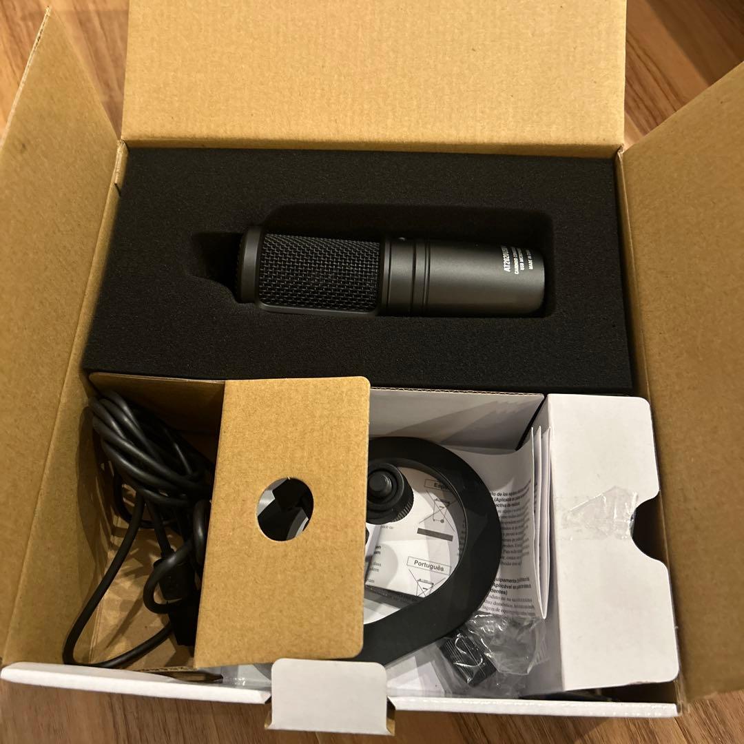 コンデンサマイクAudio Technica AT2020USB-X