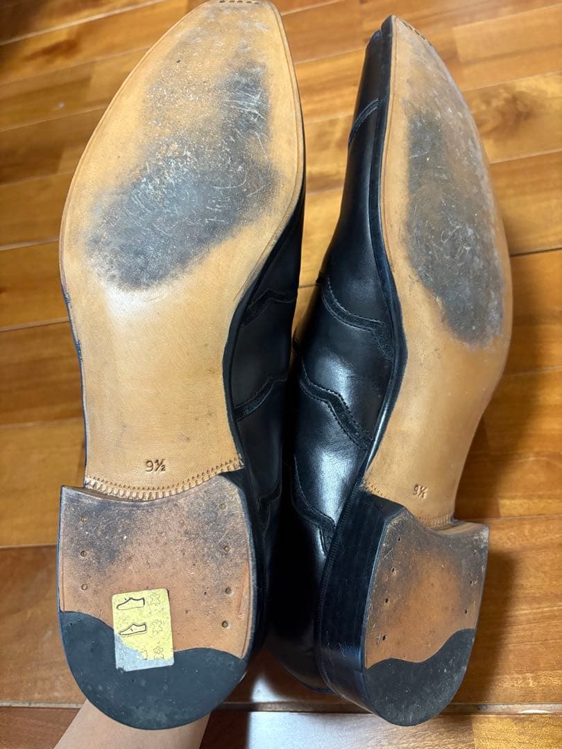 GÉRARD SENÉ PARIS 革靴 黒 9½30 シューキーパー/箱付