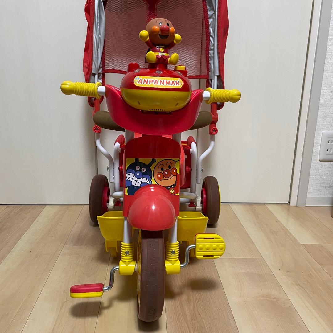 取説/箱有り】三輪車 アンパンマン アドバンス GOO! S