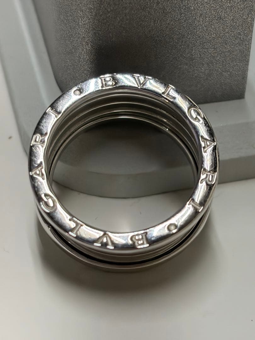 BVLGARIブルガリ　ビーゼロワンリング　ホワイトゴールド60（日本20号）