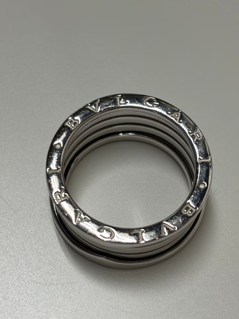 BVLGARIブルガリ　ビーゼロワンリング　ホワイトゴールド60（日本20号）