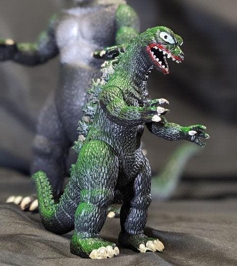 ゴジラ（インペリアル社）ゴム製フィギュア大小２体セット