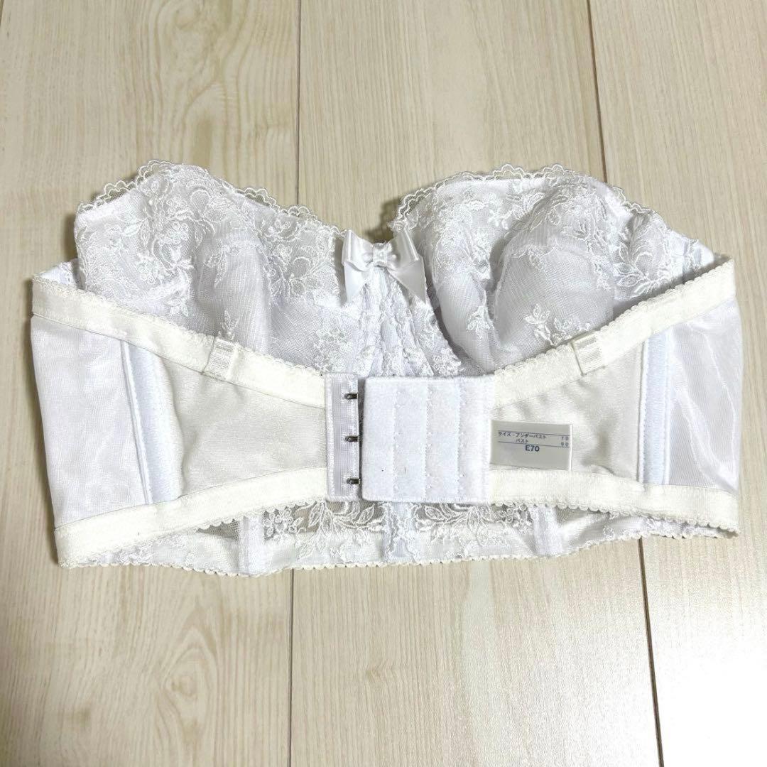 ブライダルインナー セモア E70 タカミブライダル ホワイトブラ&ショーツ