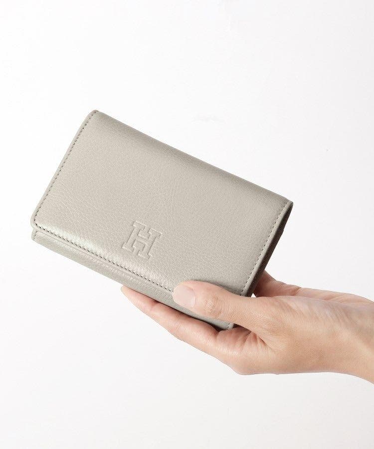 新品♥【センプレ】二つ折り財布カナリーイエロー本革ヒロフHIROFU