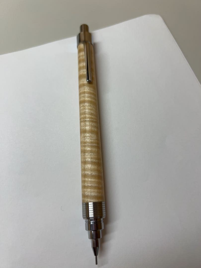 handwood 楓 縮み杢 0.5mm 検索用→ 野原工芸 工房楔