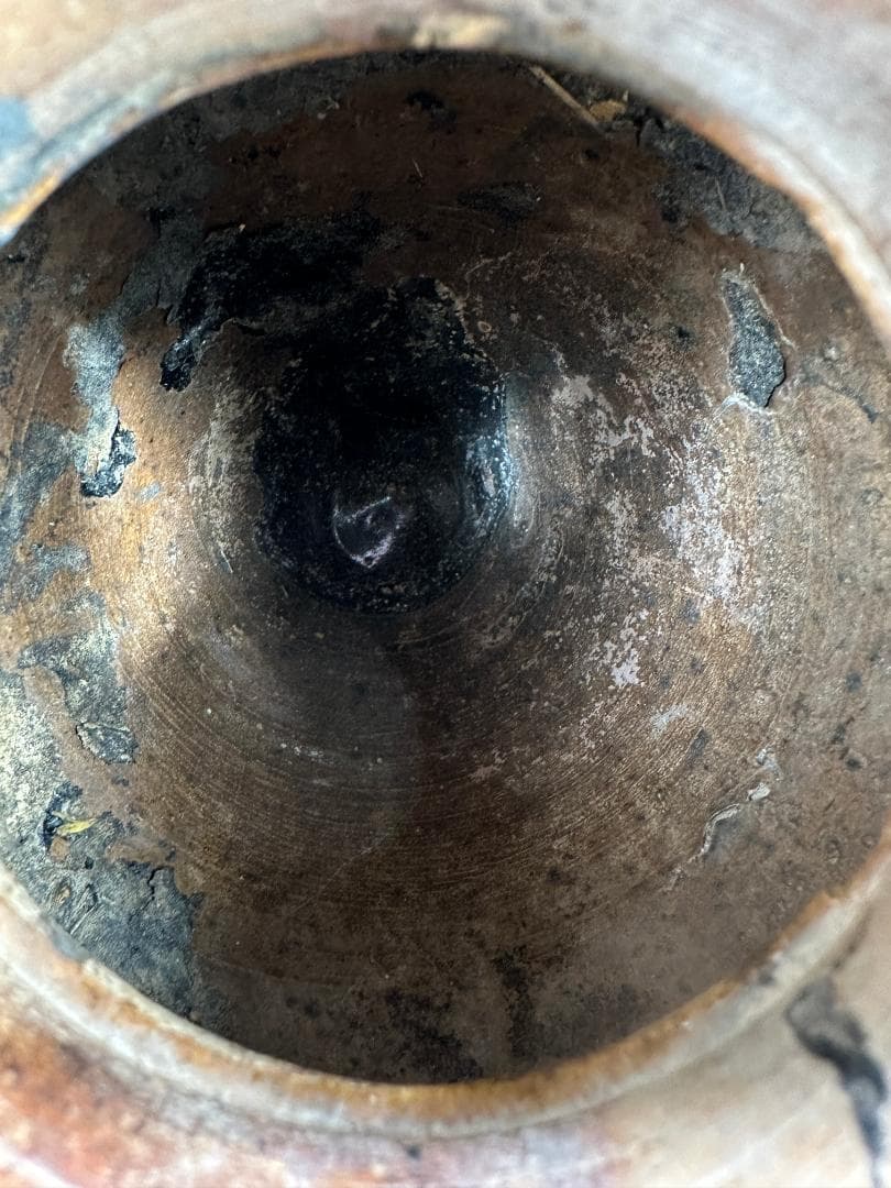 中国美術　元時代　黒釉　花瓶　花器　華道具