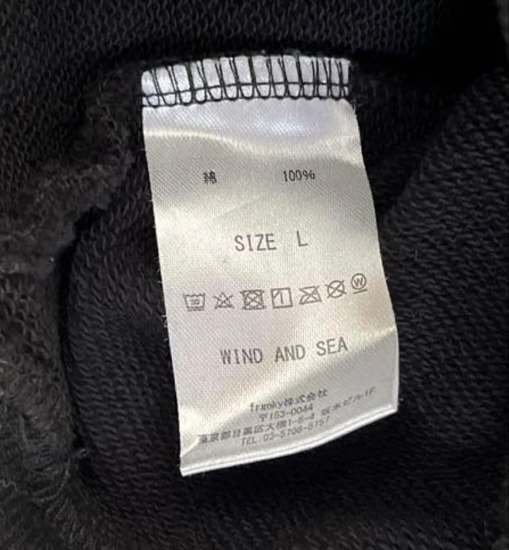 WIND AND SEA SEAロゴパーカー Lサイズ ブラック