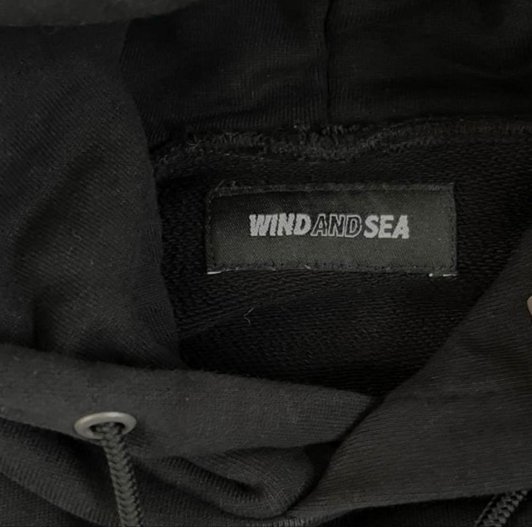 WIND AND SEA SEAロゴパーカー Lサイズ ブラック