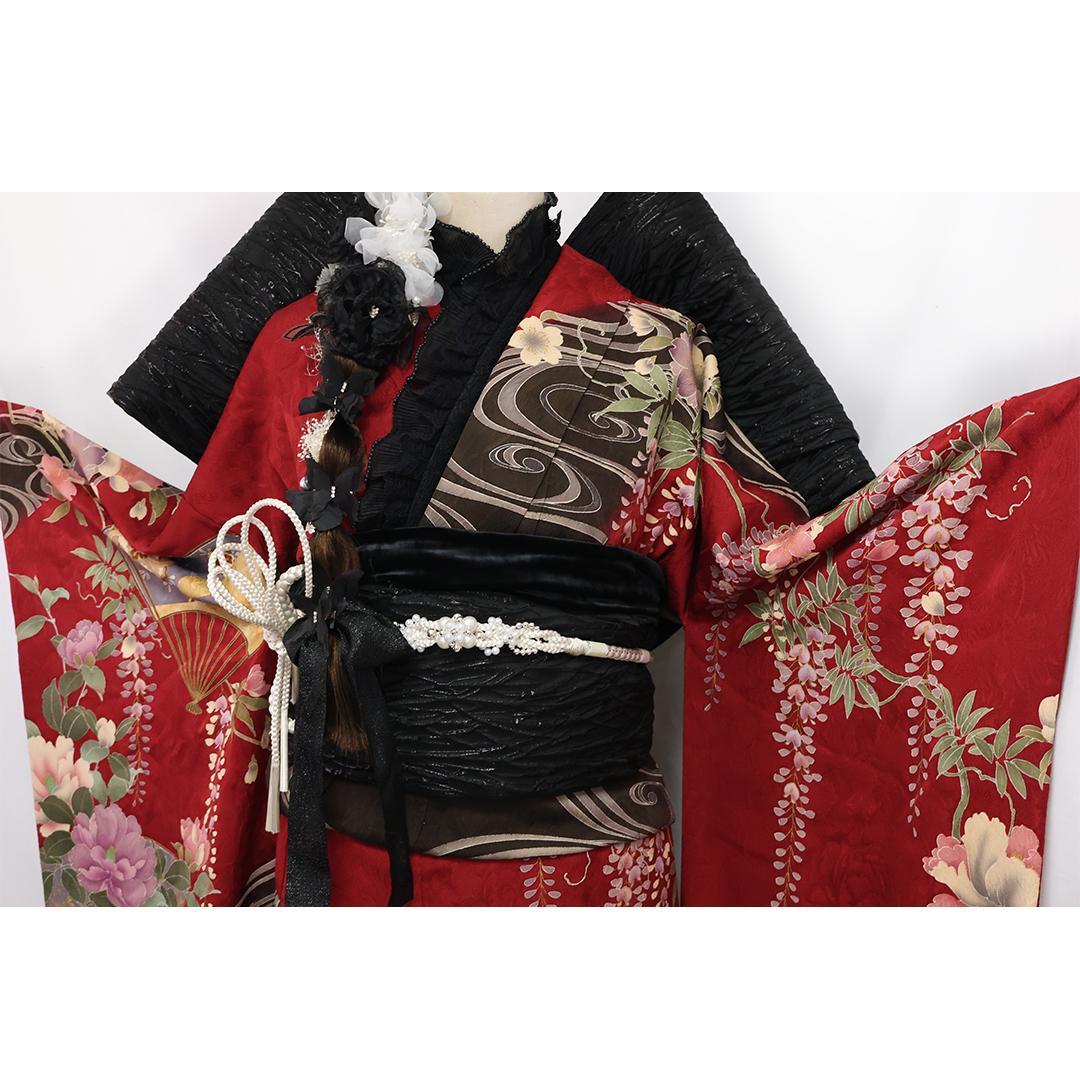 2026成人式まだ間に合います！◇ 振袖セット ◇人気紺青系フルセット