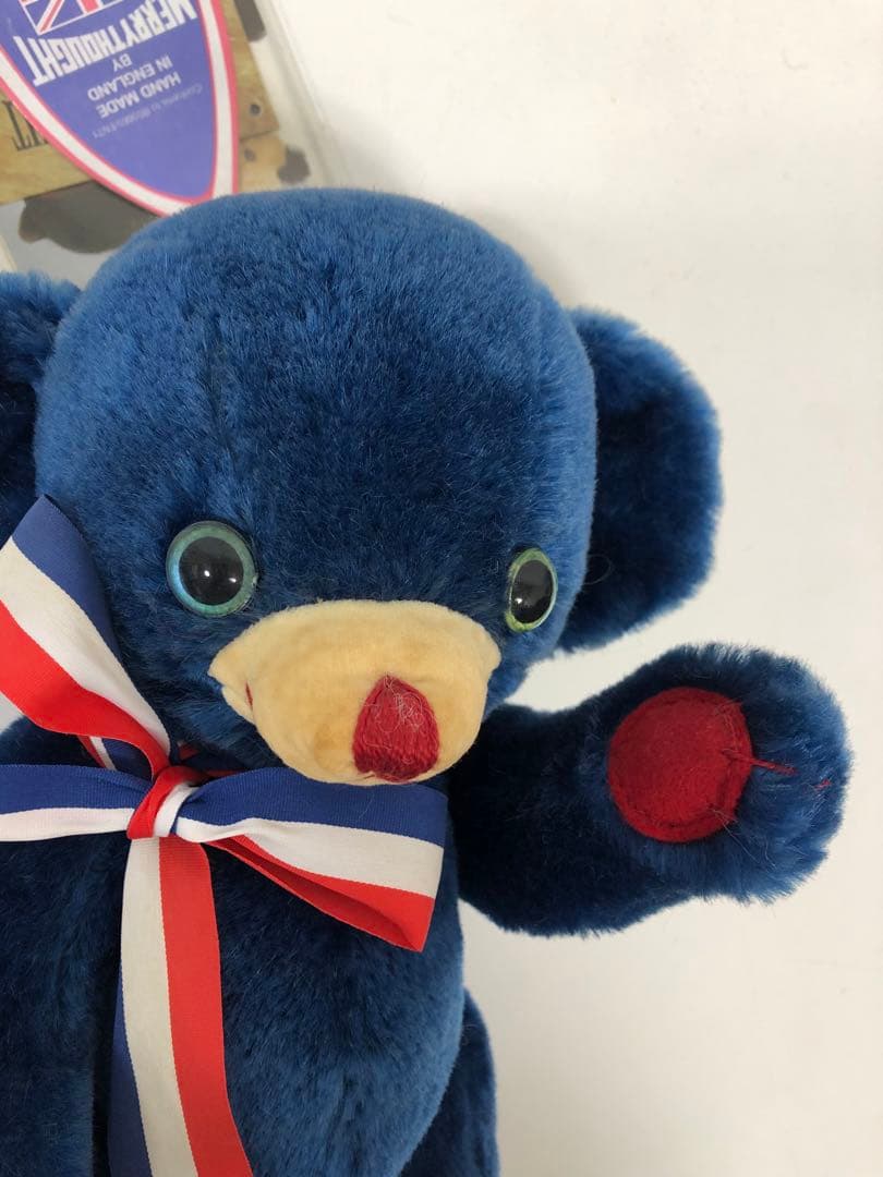 メリーソート社　チーキージャック　ブルー テディベア　ぬいぐるみ