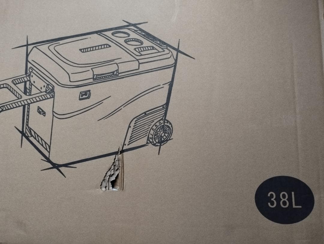 最終値下げ】冷凍冷蔵庫 38L 2室独立制御 プルロッド付 LCDタッチパネル