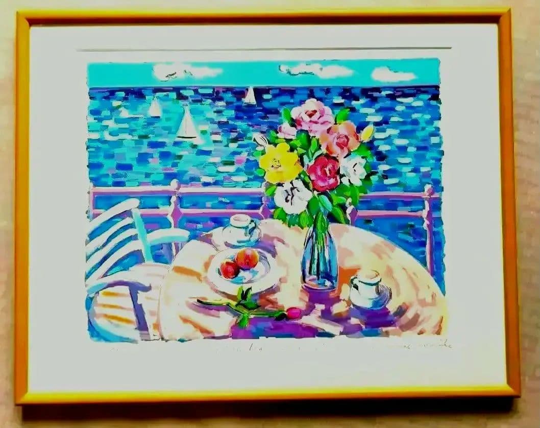 絵画シルクスクリーン版画額装品