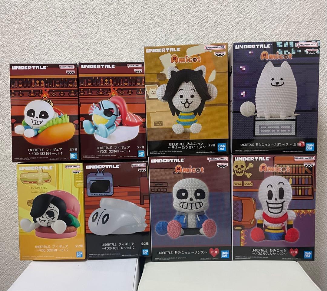 匿名配送】 UNDERTALE あみこっと FOODDESIGN 8点セット - メルカリ