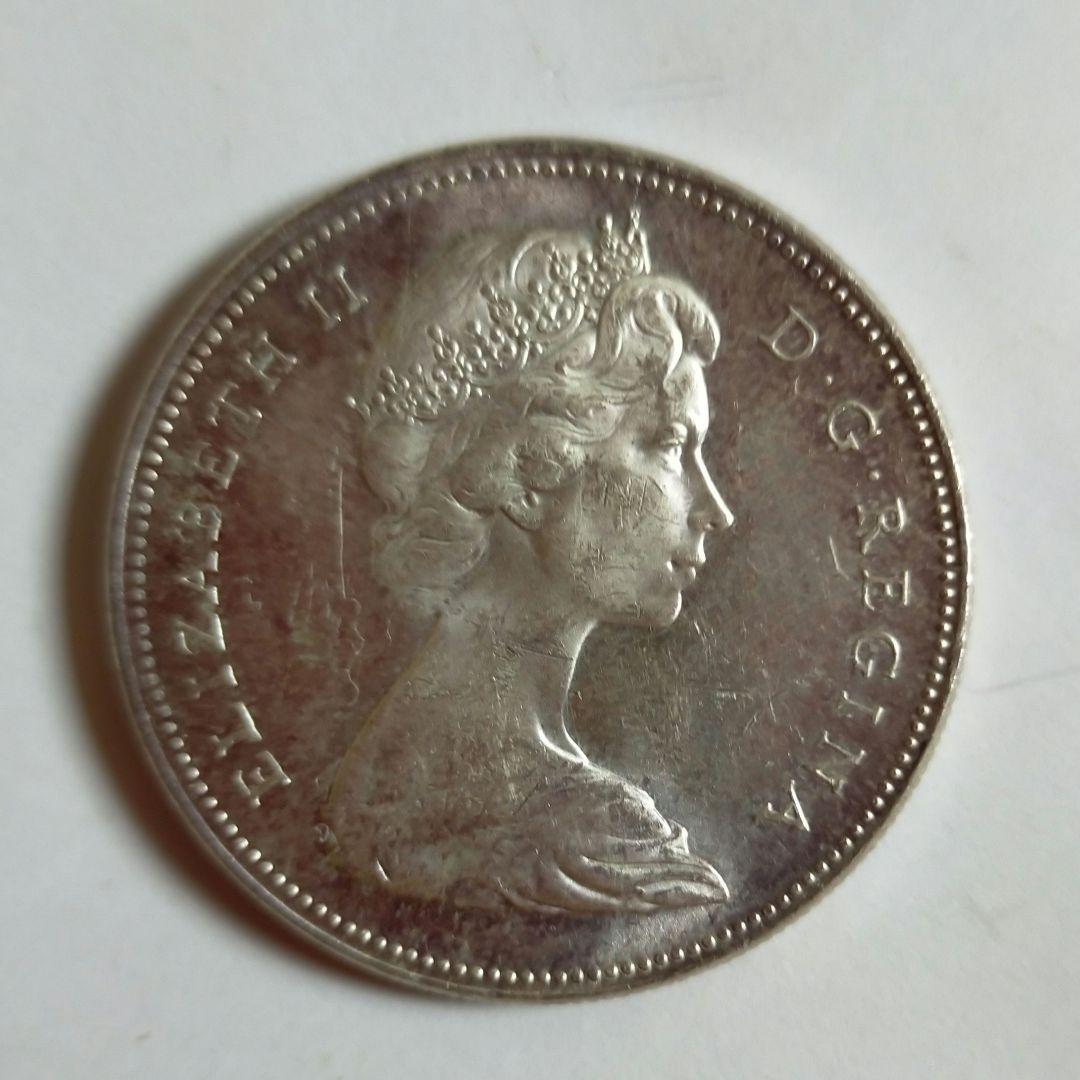 カナダドル エリザベス2世 カヌーダラー 1ドル銀貨 1966年 - メルカリ