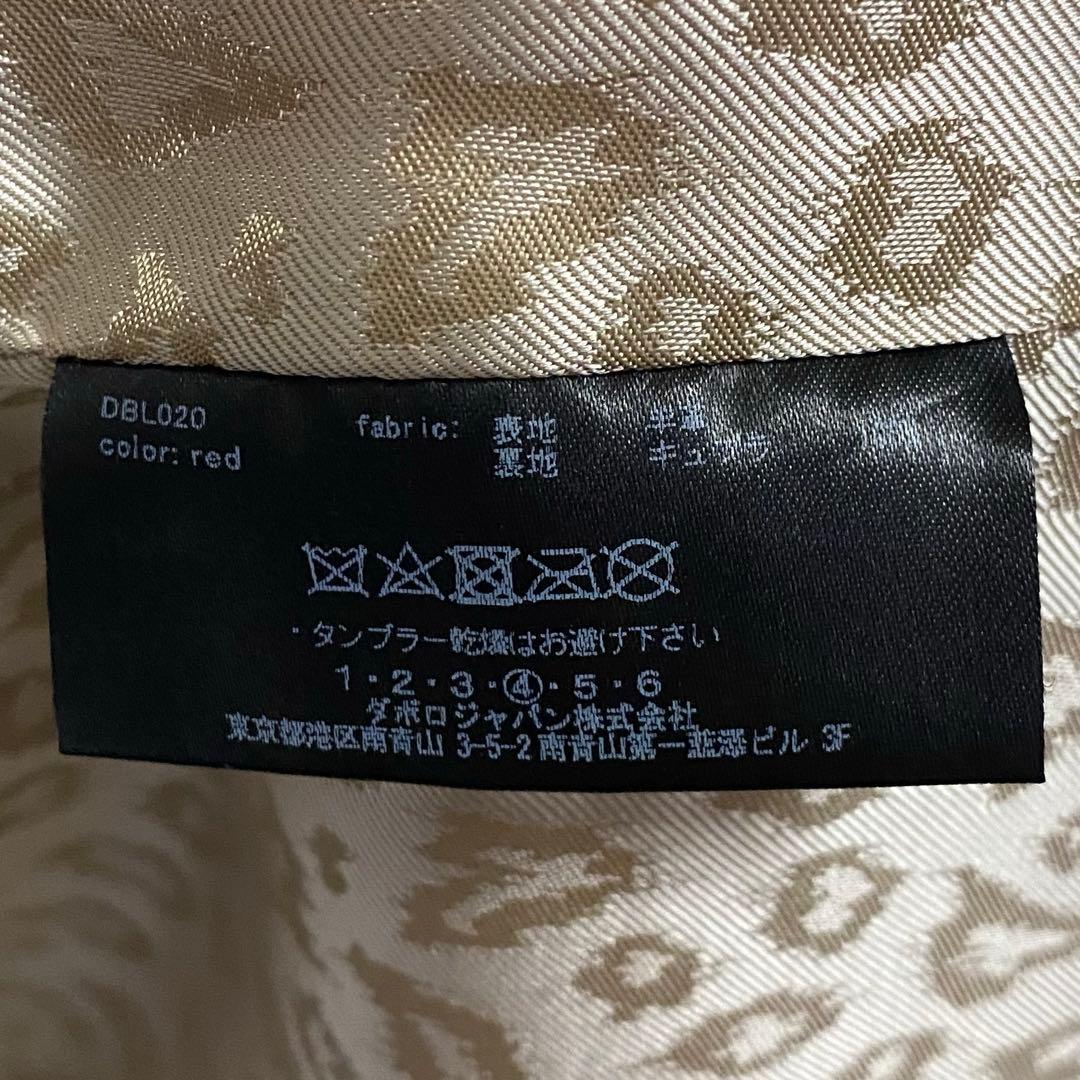 未使用級✨】daboro シングルライダース レザージャケット 羊革 赤 XL