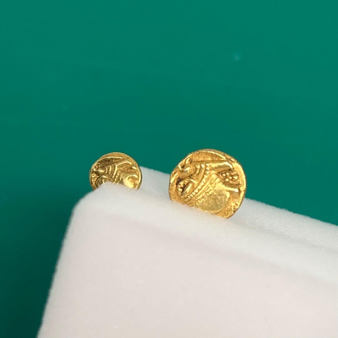 ファナム金貨（2ファナム）0.74ｇ 、ファナム金貨 035g No.2095