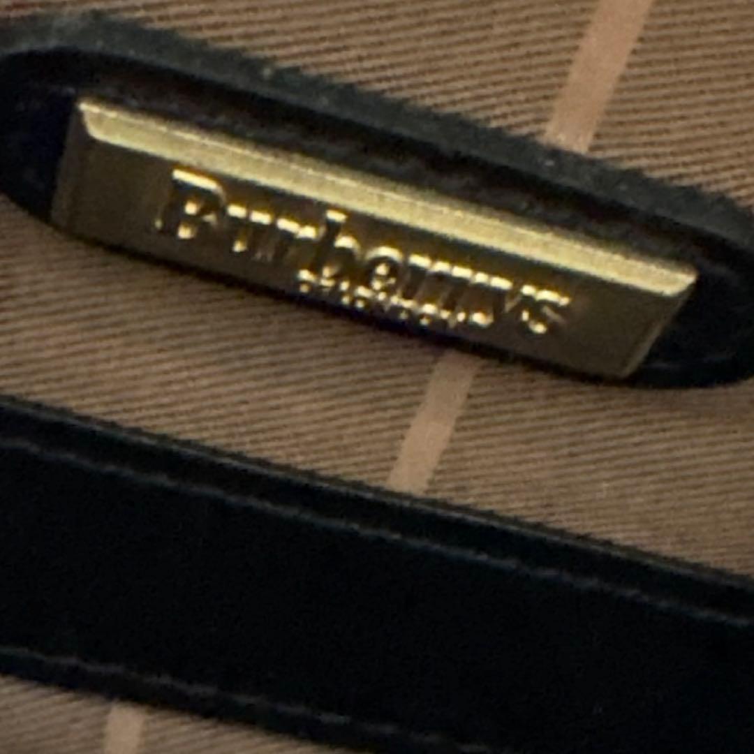 レア✨BURBERRY ダレスバッグ ブラック レザー シボ革 ビジネスバッグ