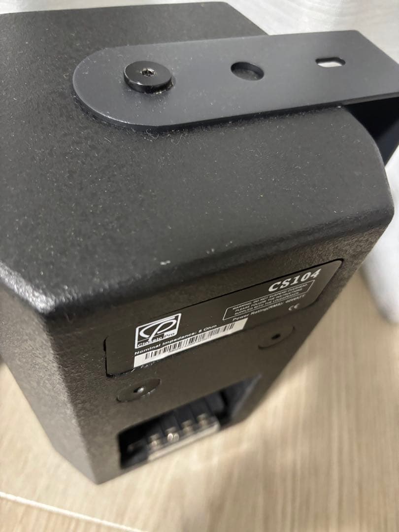 CP CS104 スピーカー 黒　ペア