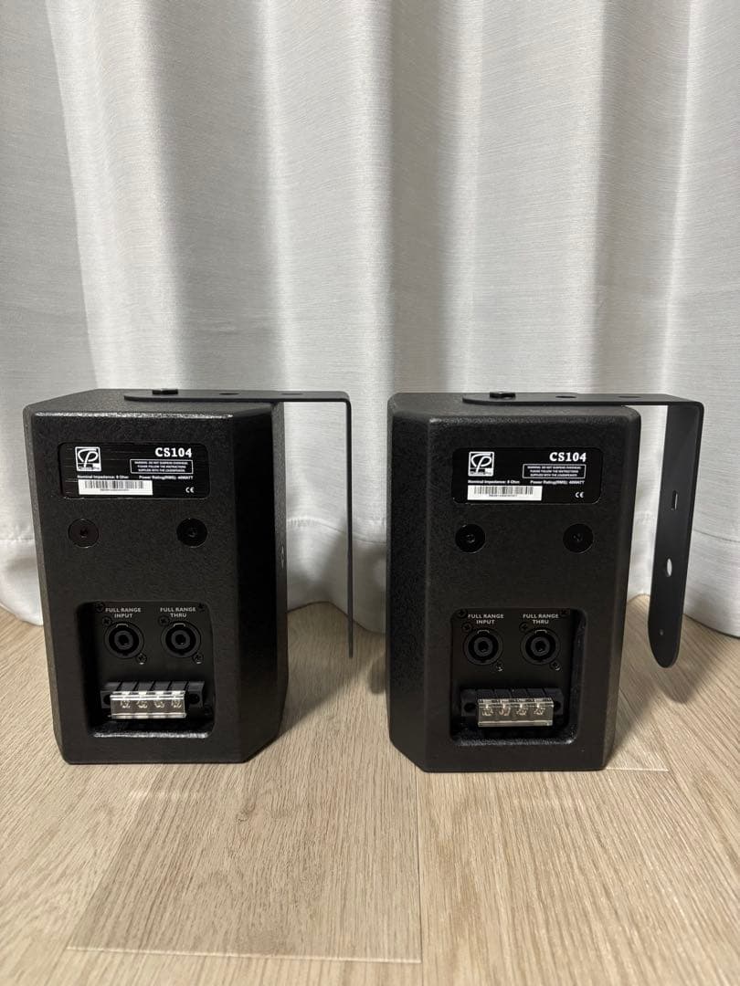 CP CS104 スピーカー 黒　ペア