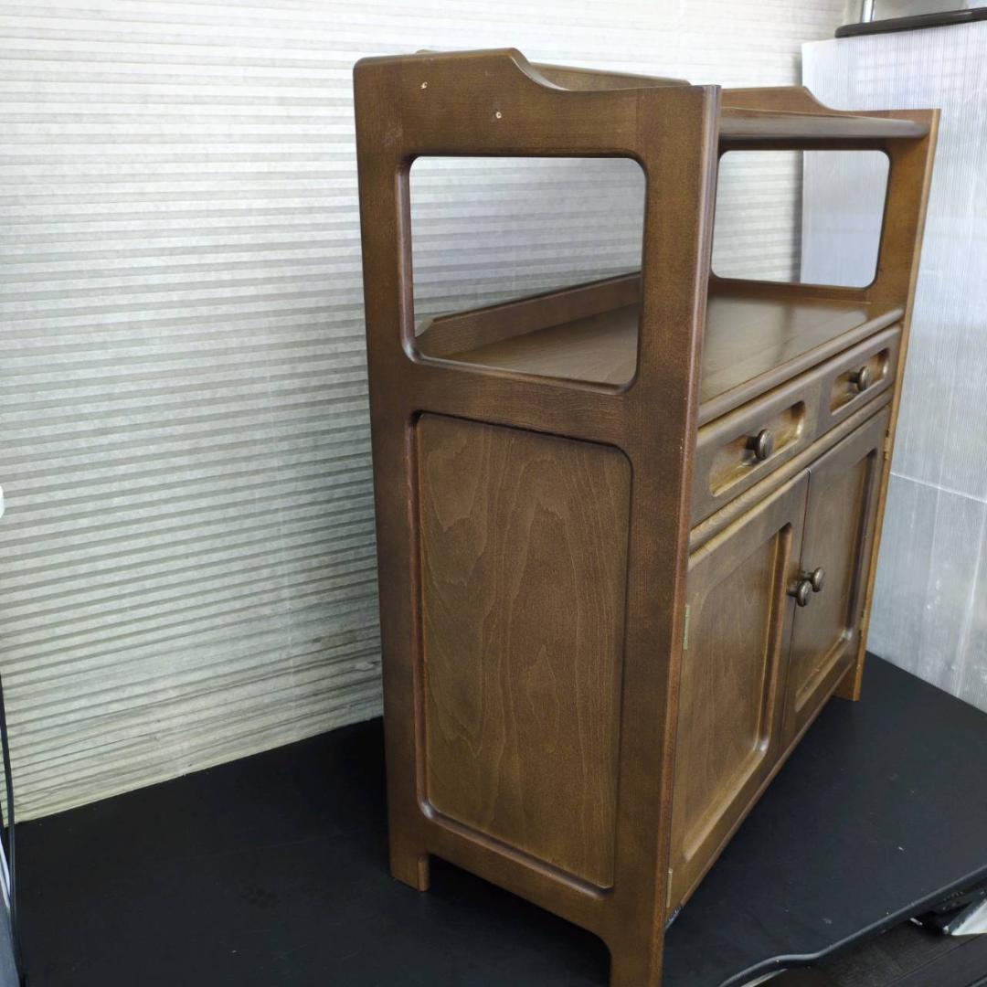 カリモク FAX台 電話台 幅66cm ファックス台 キャビネット 花台 玄関