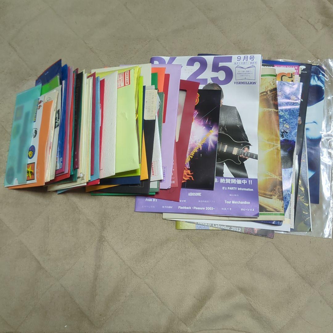 B´z 会報誌Vol29〜100(何冊か抜け有り)、ノベルティセット