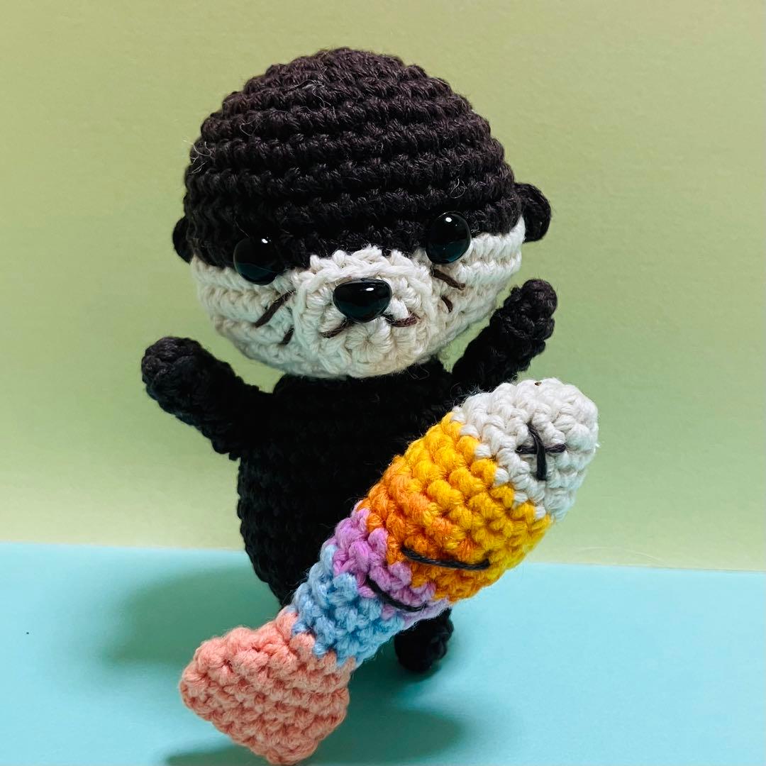 カワウソあみぐるみ