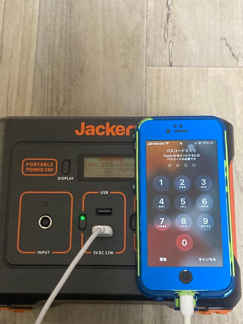 防災Jackery ポータブル電源+ソーラーパネルptb021 + SPL061 - メルカリ