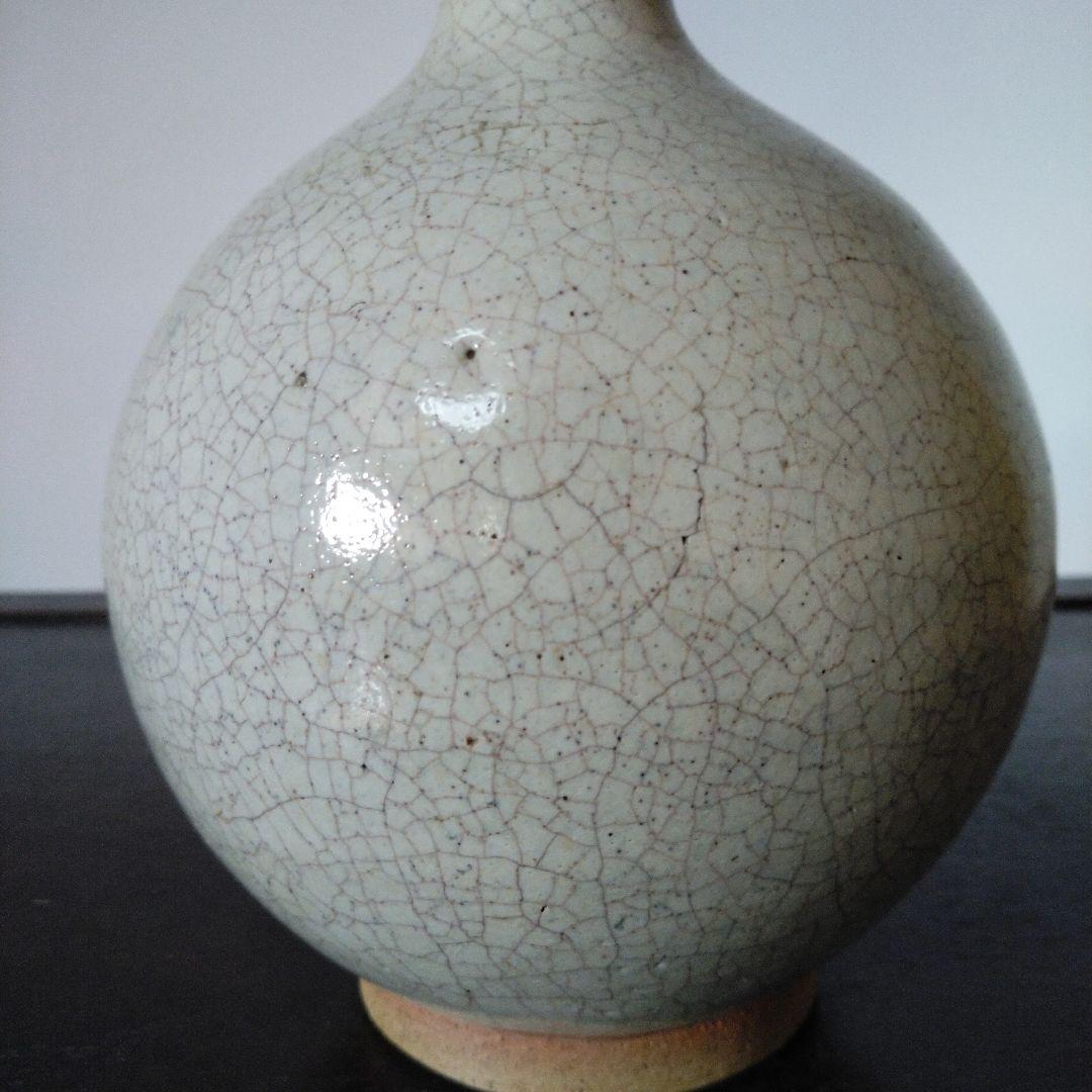 NO601 上野目焼　徳利　白釉徳利