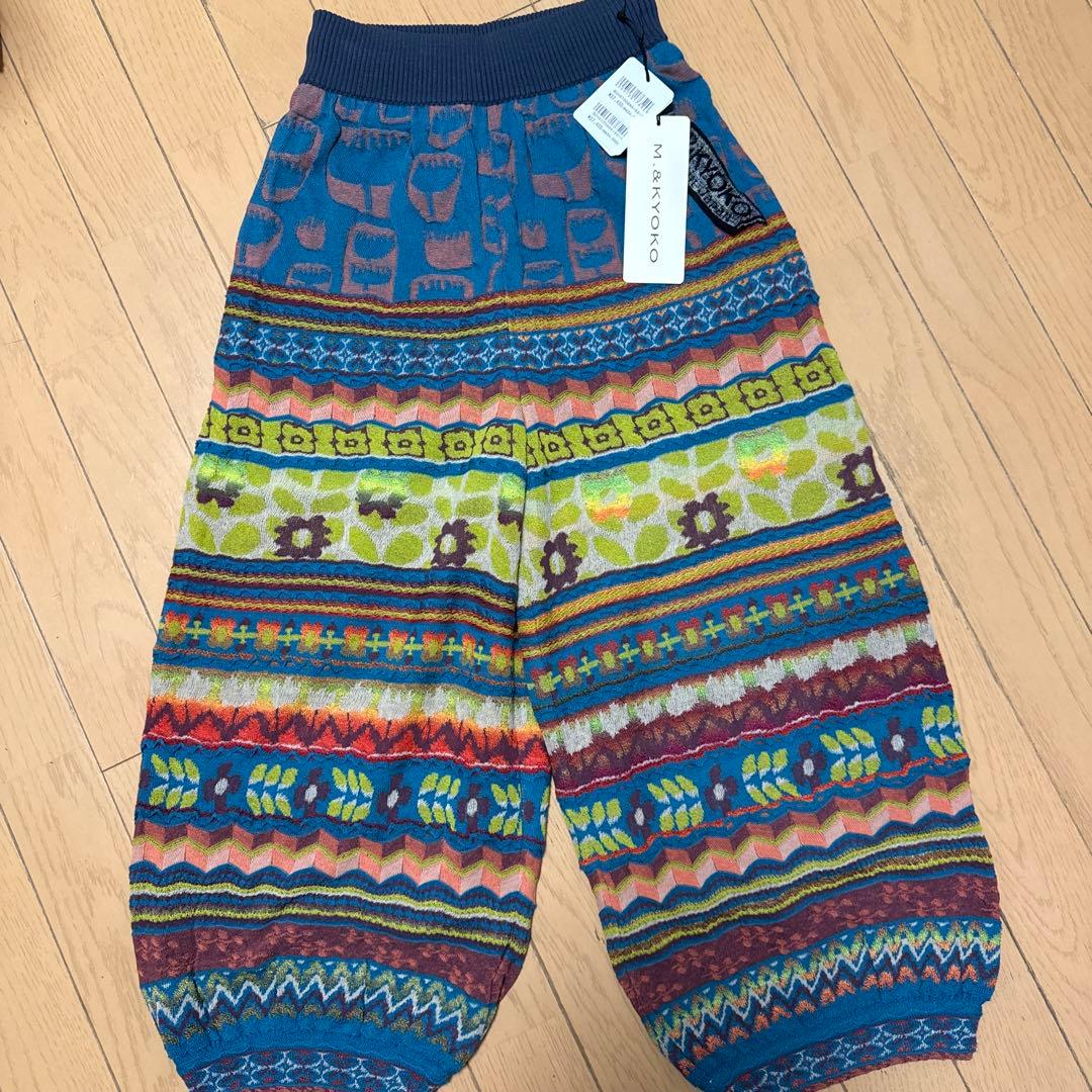 M&KYOKO ワイドパンツ 佐藤繊維 - メルカリ