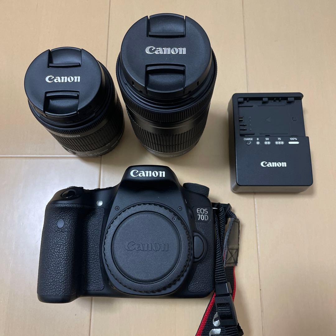 CANON EOS 70D ダブルズームレンズキット Å] 初の一眼レフ「Canon EOS