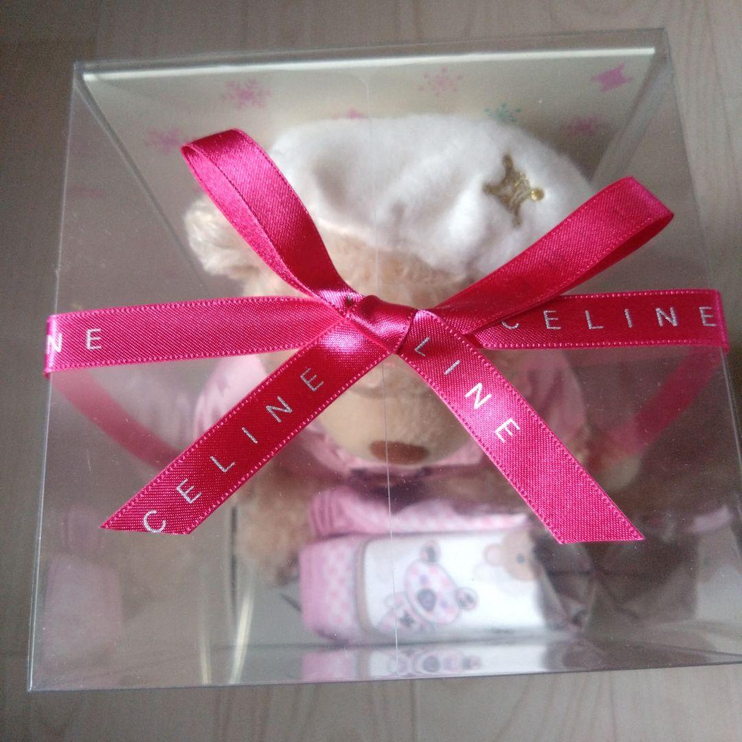 CELINE テディベア ハンカチ セット