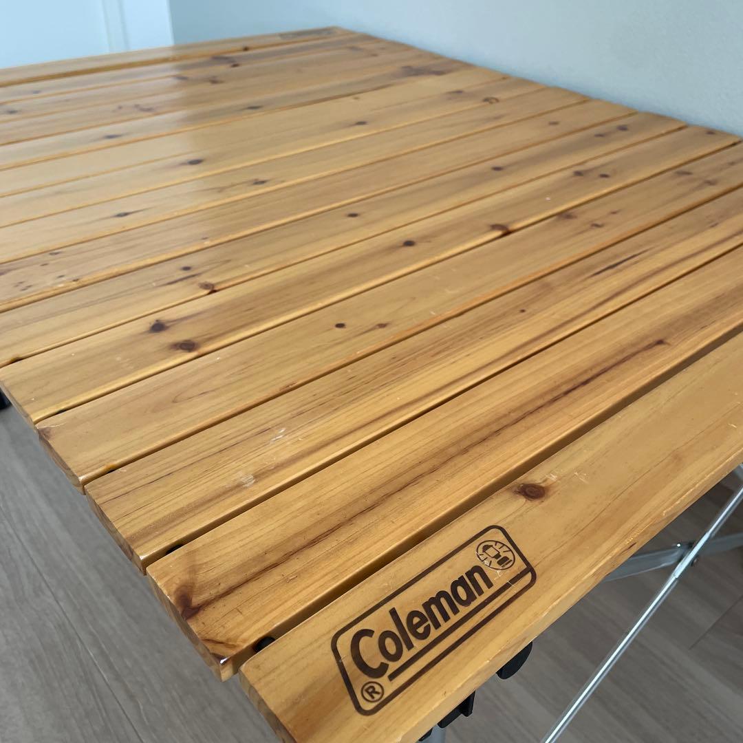 Coleman ナチュラルウッドロールテーブル 90