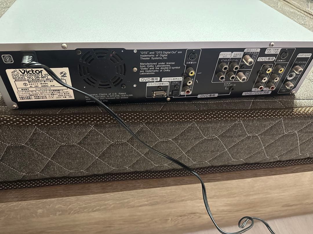 【中古】☆希少☆Victorビクター DVD＆VHSレコーダー DR-MF1