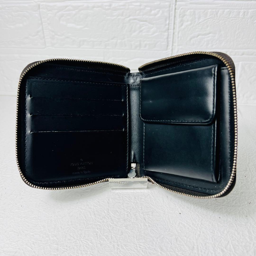 LOUIS VUITTON モノグラムグラセ ポルト ビエモネラウンドジップ財布