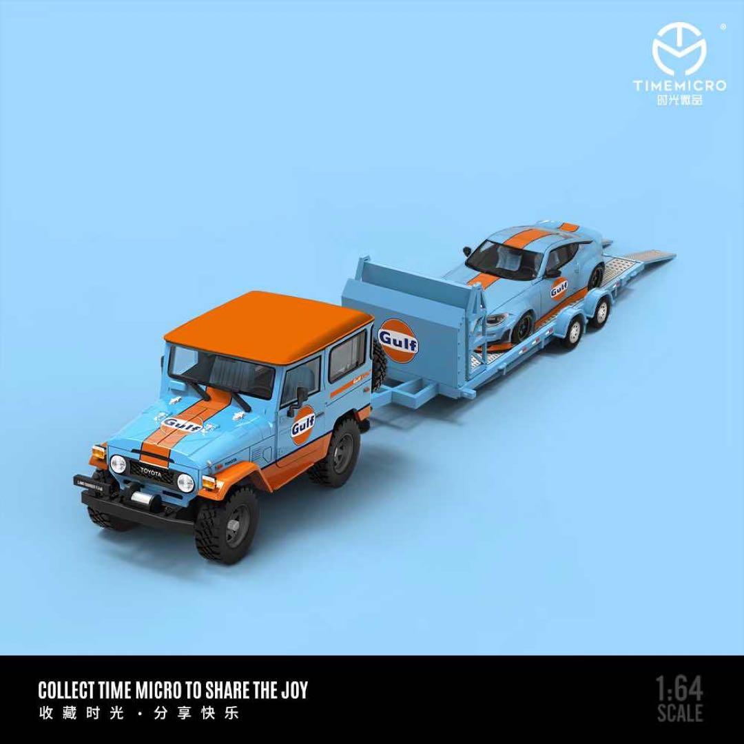 1/64 timemicro 400z + トレーラー + FJ40 ガルフ