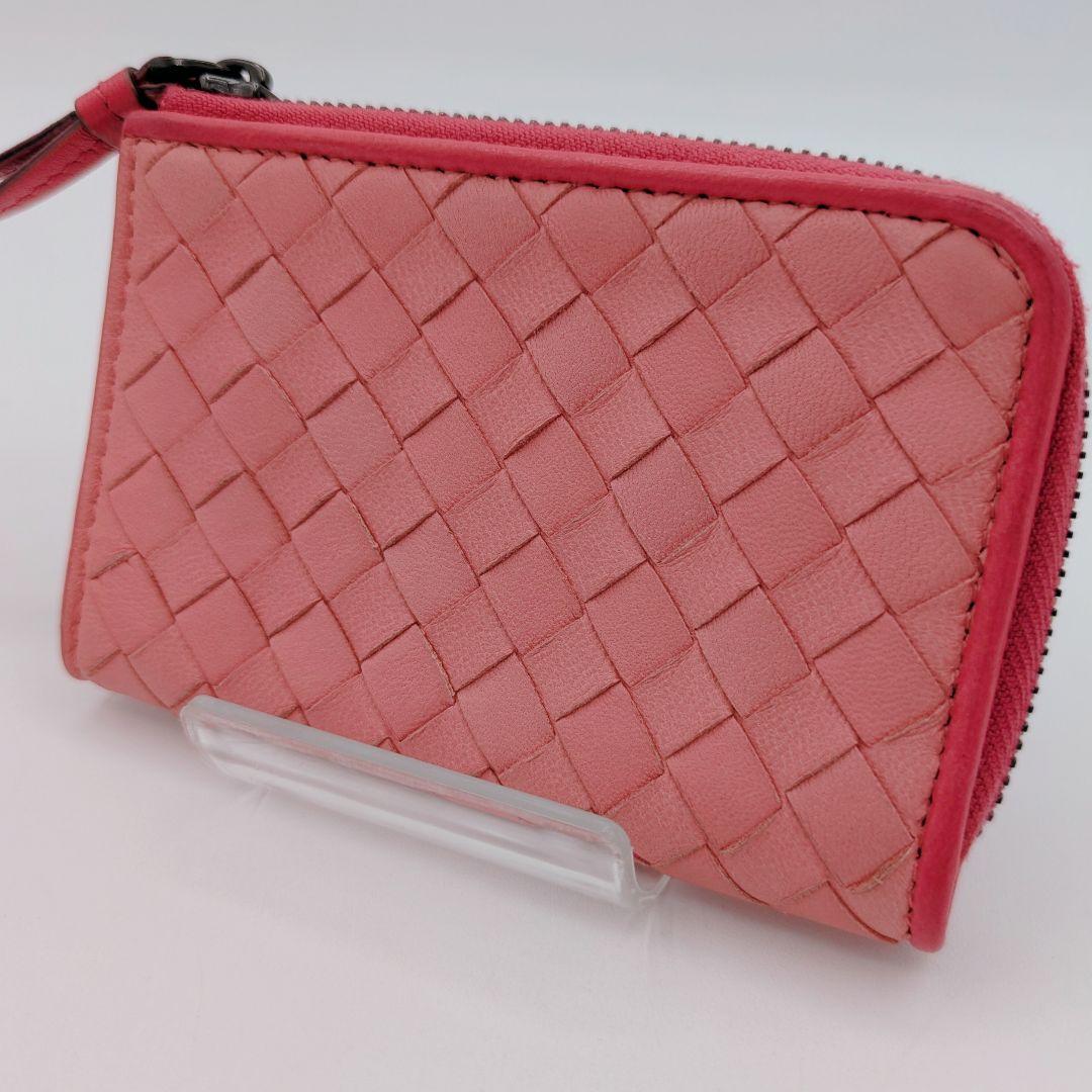 BOTTEGA VENETA ボッテガヴェネタ ピンク レザー革 ケース