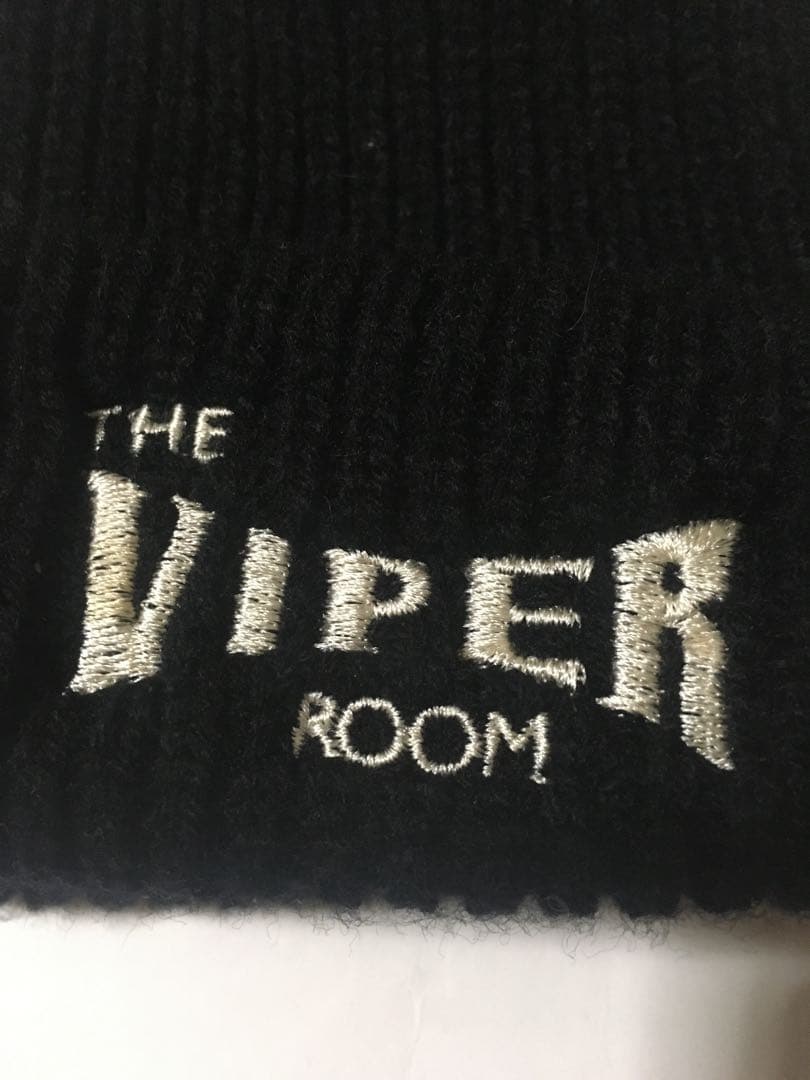 VIPER ROOM ヴァイパールームニットキャップ BK ジョニーデップ 着用