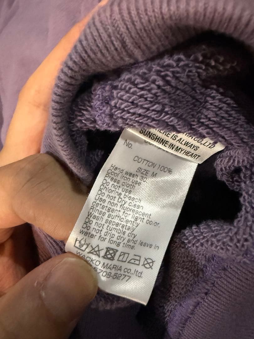 トップス WackoMaria MIDDLE WEIGHT PULLOVER HOODED